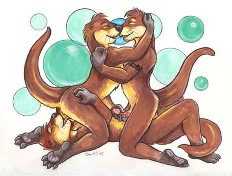 rule 34 anal anal sex bubbles furry gay handjob kissing male mustelid