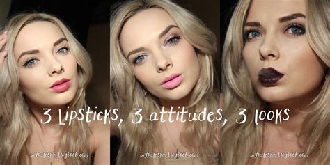 My Pale Skin 3 Lipsticks 3 Attitudes 3 Looks