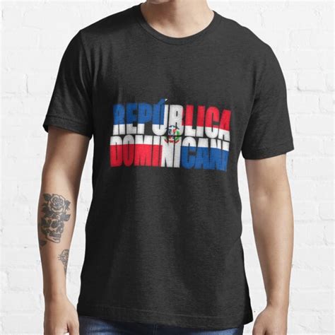 Dominican Republic Flag T Shirt For Sale By Mikeprittie Redbubble