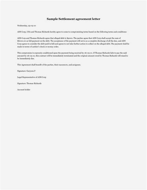 release letter template