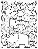 Coloring Pages Zoo Animals Animal Sheet Printable Preschool Kids Sheets Print Worksheets Kindergarten sketch template
