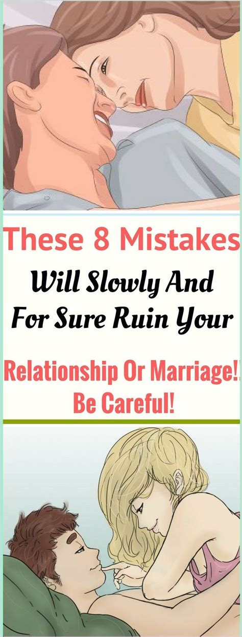 8 Mistakes Can Ruin A Relationship Slowly And Surely Chemoshealth In