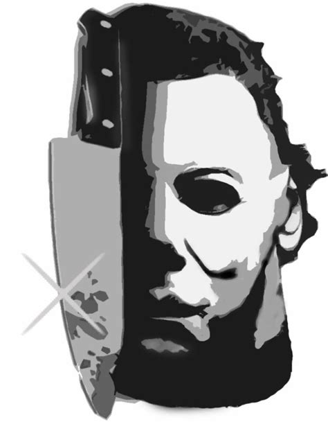 template michael myers stencil