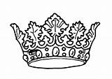 Crown Coloring Pages sketch template