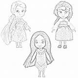Animators Filminspector Downloadable Hairstyling Poseable sketch template