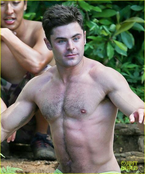 Full Sized Photo Of Zac Efron Shirtless Hawaii More Ripped Than Ever 11