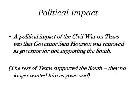 impact  civil war  texas powerpoint    id