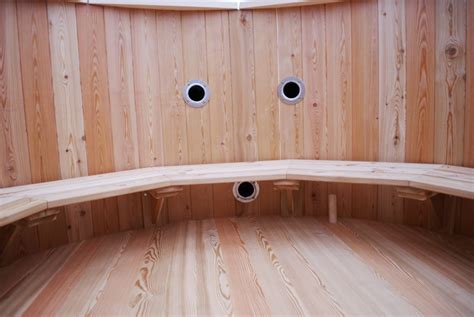 Wood Burning Hot Tub 2 Meter Siberian Larch External Heater