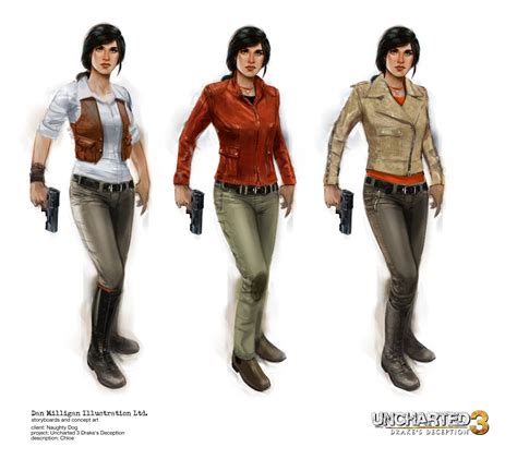 image chloe uncharted 3 concept art uncharted wiki fandom powered by wikia