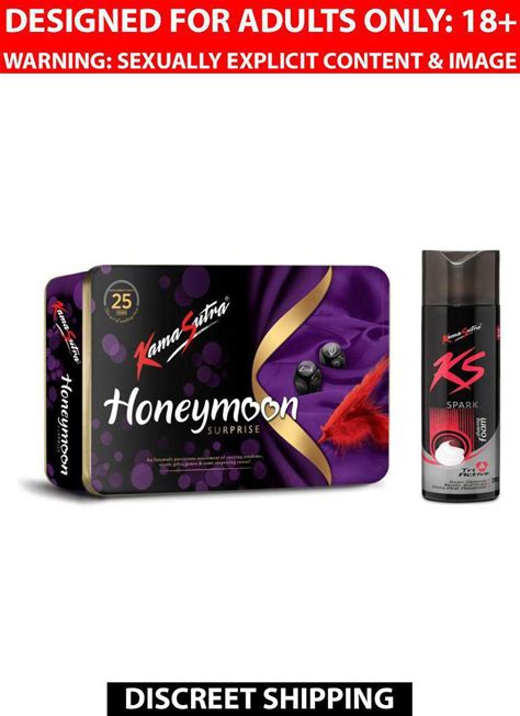 Kamasutra Honeymoon Surprise Tin Pack With Free Spark Shaving Foam Buy