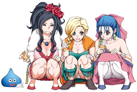 slime bianca flora and deborah dragon quest and 1 more