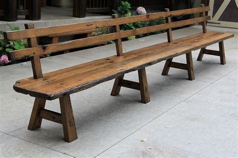 wooden bench   foter