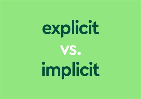 explicit  implicit whats  difference dictionarycom