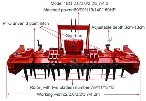 tractor heavy duty rotary harrow adjust depth  sale  china buy tooth harrow bearing