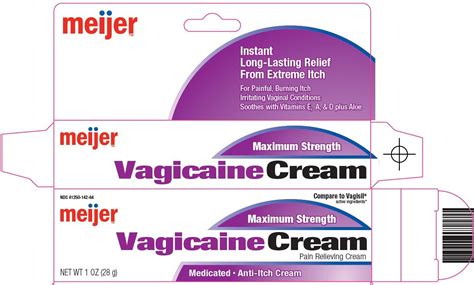 Vagicaine Maximum Strength Meijer Distribution Inc