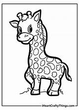 Iheartcraftythings Giraffes Sheet sketch template