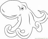 Octopus Coloring Angry Pages Octopuses Coloringpages101 sketch template