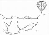Horizon Coloring Polar Bear Pages Little Sitting Online Printable 87kb 343px sketch template