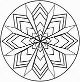 Pages Coloring Symmetry Kaleidoscope Getdrawings sketch template