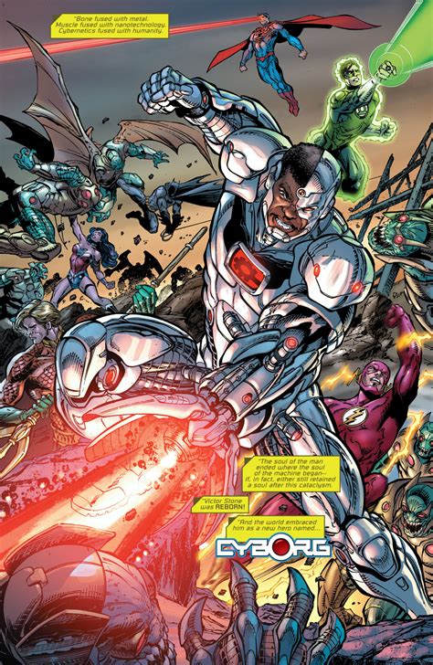 Cyborg And The Justice League Rebirth Comicnewbies