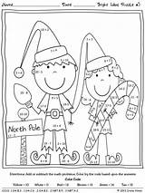 Christmas Math Activities Bright Choose Board Holidays Maths Grade sketch template