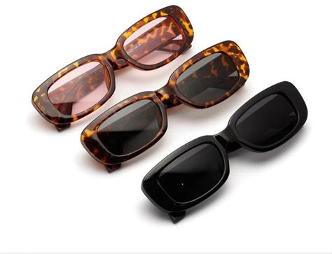 new fashion vintage unisex sunglasses 90s rectangle sunglasses etsy