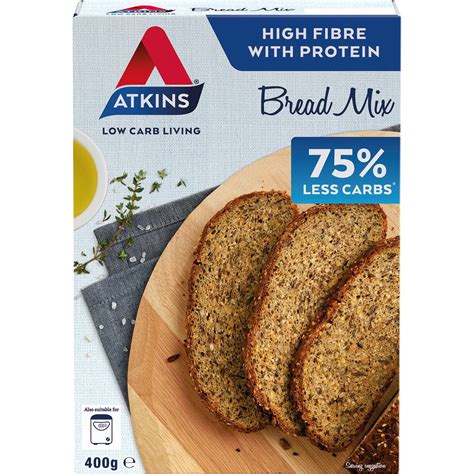 atkins  carb multi seed breadmix  woolworths