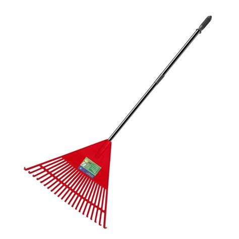 buy orientools garden leaf rake adjustable lightweight steel handle poly shrub rake plastic