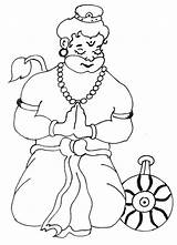 Hanuman Jayanti Coloringhome sketch template
