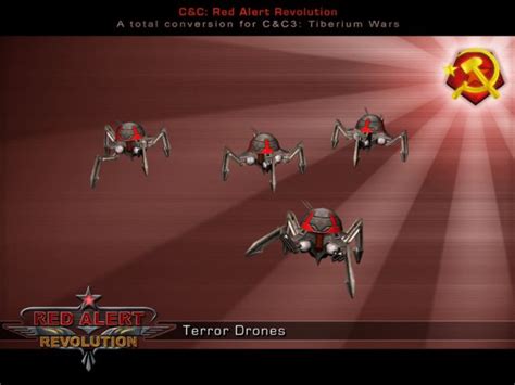 terror drone image cc red alert revolution mod  cc tiberium wars moddb