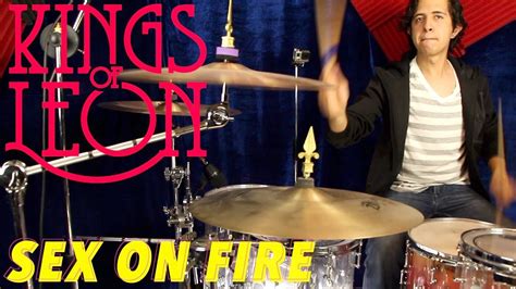 kings of leon sex on fire drum cover hugo zerecero youtube