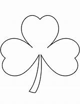 Shamrock Coloringonly sketch template