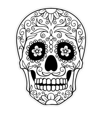 day   dead skull coloring page enjoy coloring lugares