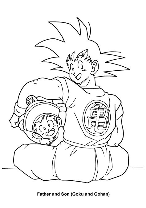 dbz coloring pages  coloring home
