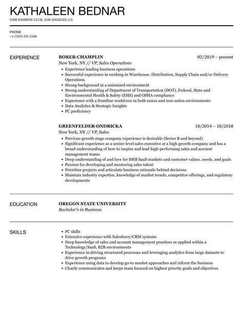 vp sales resume template printable word searches