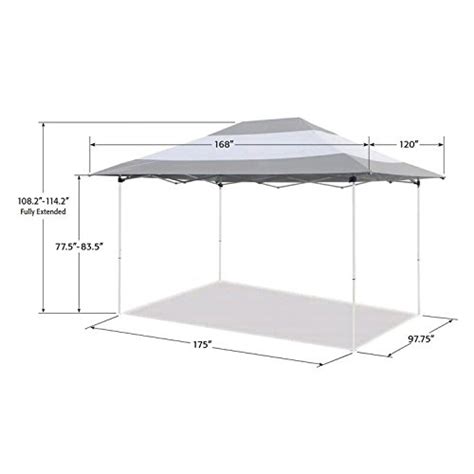 shade    foot prestige instant shade outdoor canopy shelter tent  reliable stakes