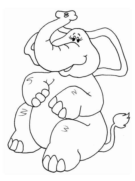 kids page elephant coloring pages printable elephant colouring