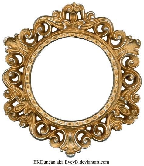 ornate gold  silver  frame  eveyddeviantartcom