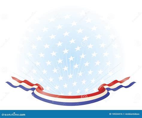 patriotic red white blue banners royalty  stock image image