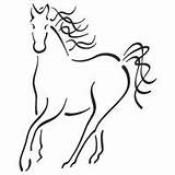 Trotting Horse Surfnetkids Coloring sketch template