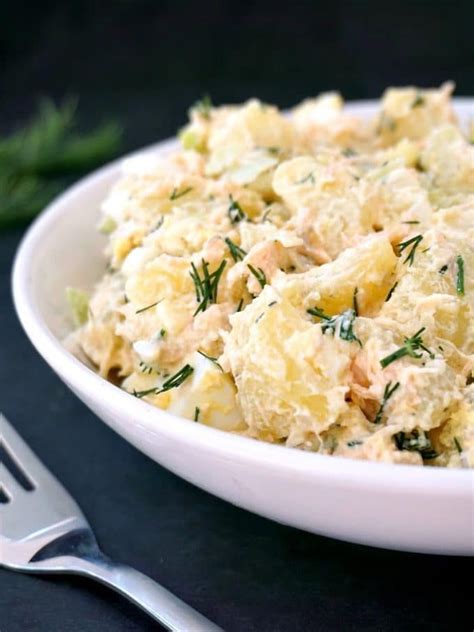 Deviled Egg Potato Salad With Salmon My Gorgeous Recipes