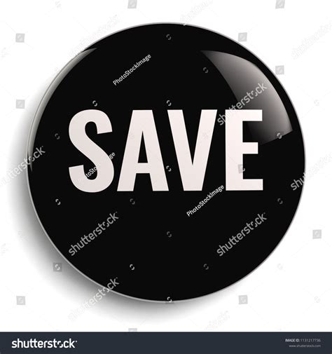 save sign black  symbol isolated stock illustration