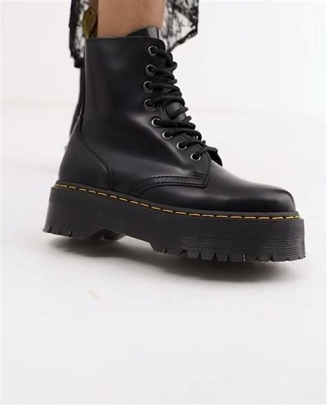 black platform  marten boots video   fashion shoes boots rain boots fashion
