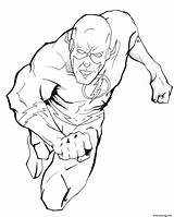 Flash Heros Coloriages Heroes Marvel Colorier Imprimé Humanoid Buzz2000 Fois sketch template