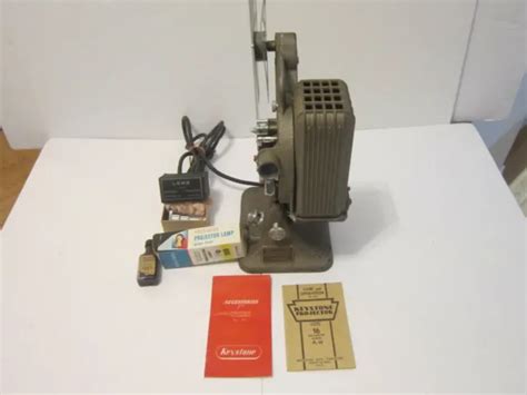 Vintage Keystone 16mm Projector Model A 82 With Accessories Manual New