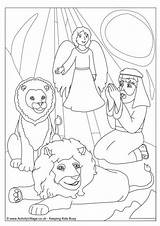 Daniel Den Lions Coloring Pages Colouring Bible Activities Activity Comments Getdrawings Children Coloringhome sketch template
