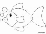 Fish Coloring Template Sheet Pages Printable Sheets Colouring Color Trout Patterns Cut Coloringpage Outline Eu Templates Board Brook Drawing Nursery sketch template