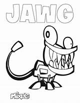 Mixels Chilbo Jawg sketch template