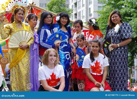 multicultural canada day celebrations editorial photo cartoondealer