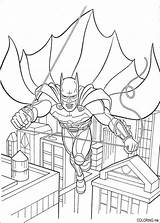 Coloring Pages Gotham City sketch template
